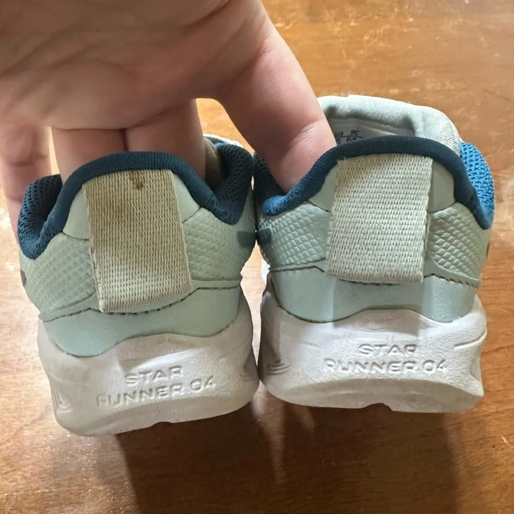 Nike Kids Sneakers - Blue and Gray